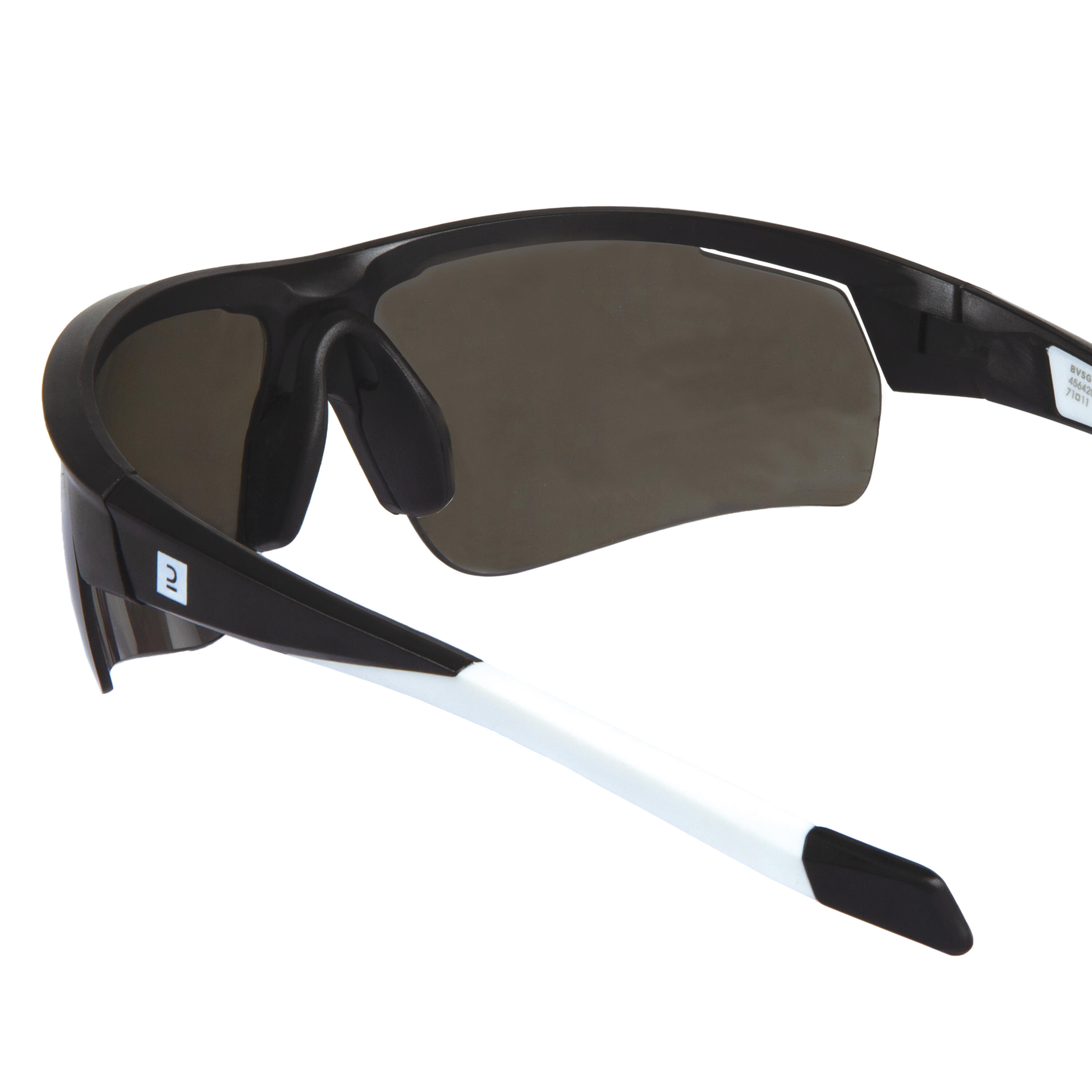 Polarised Beach Sports Sunglasses - Black/White 7/10