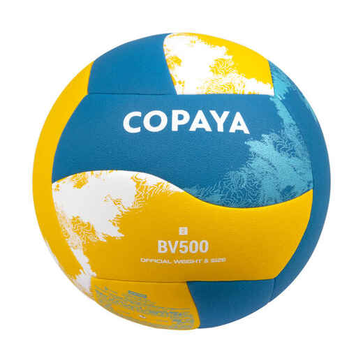 
      Beach Volleyball Replica Hybrid 500 - Yellow/Blue
  