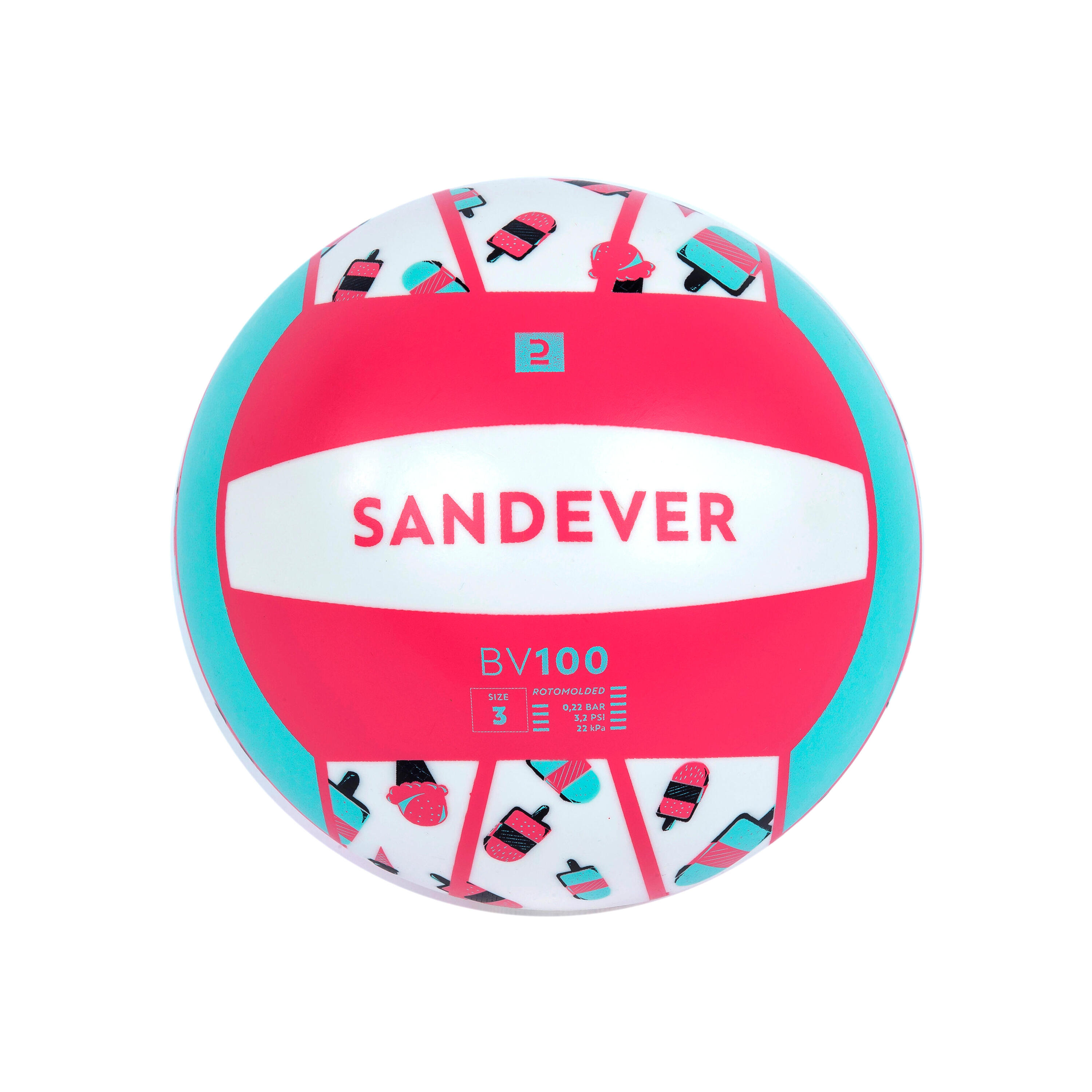 Beach Ball BV100 Fun - Pink 1/4