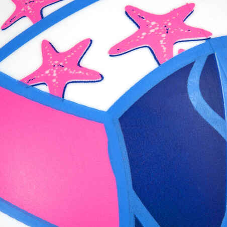 Beach Ball BV100 Fun Size 3 - Blue and Pink Star