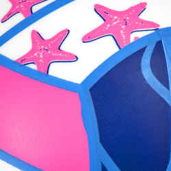 Strandboll BV100 Fun Storlek 3 Blå och rosa stjärna
