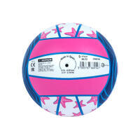 Ballon de plage BV100 Fun Taille 3 Etoile bleu et rose