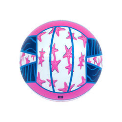 Ballon de plage BV100 Fun Taille 3 Etoile bleu et rose