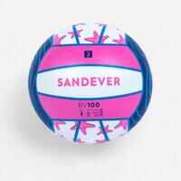 Beach Ball BV100 Fun Size 3 - Blue and Pink Star