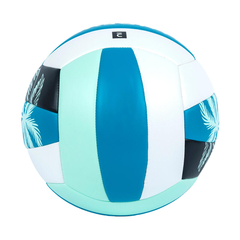 Ballon de Beach volley 100 Classic cousu Taille 5 Bleu Palmier