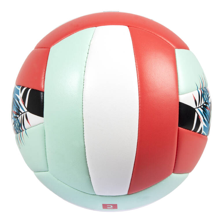 Size 5 Stitched Beach Volleyball 100 Classic - Pink Sun