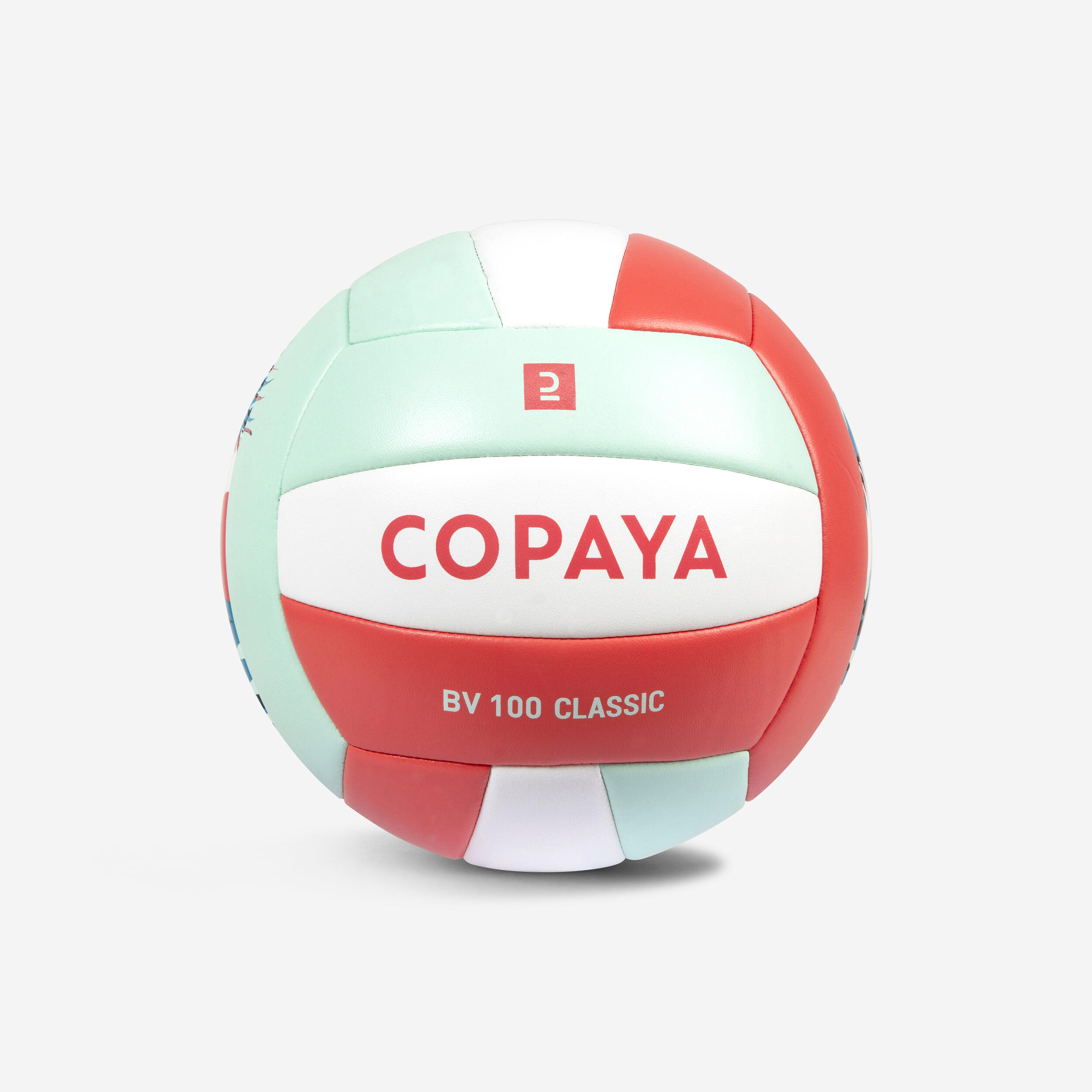 COPAYA Size 5 Stitched Beach Volleyball 100 Classic - Pink Sun