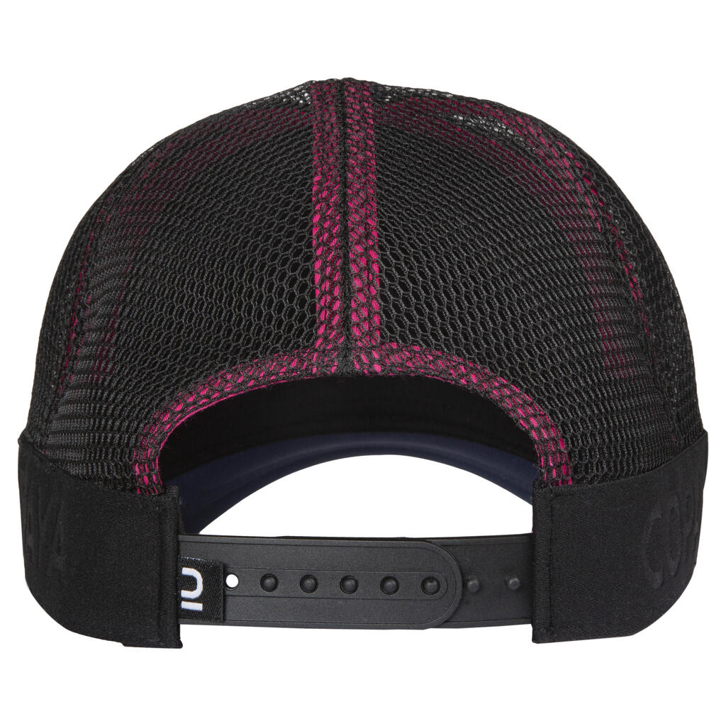 Damen/Herren Beachvolleyball Cap - Trucker weiß/braun 