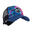 Damen/Herren Beachvolleyball Cap - BVC500 neonblau/rosa