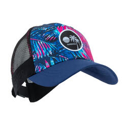 Gorra de vóley playa estilo trucker adulto Néon azul rosa