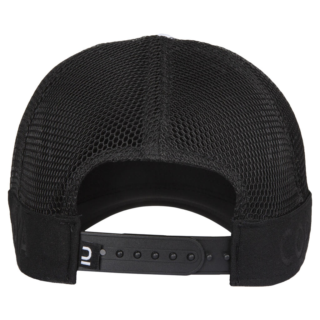 Adult Trucker Style Beach Cap - Black