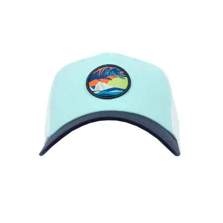 Suaugusiųjų paplūdimio tinklinio kepuraitė su snapeliu „BVC500“, šviesiai mėlyna