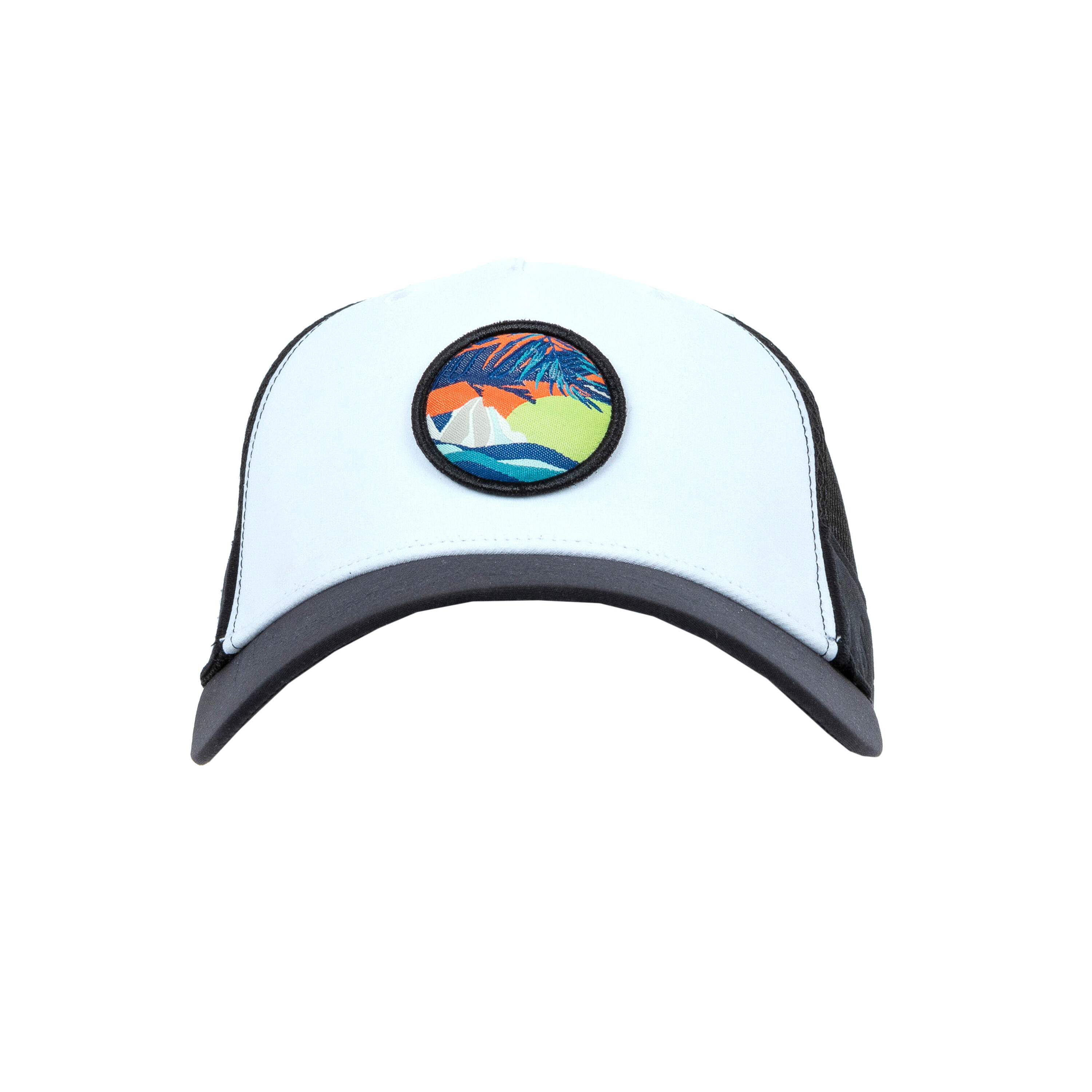 Adult Trucker Style Beach Cap - White 2/9