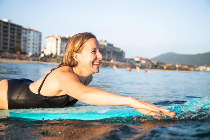 Kostium kąpielowy jednoczęściowy surfingowy damski Olaian Caro