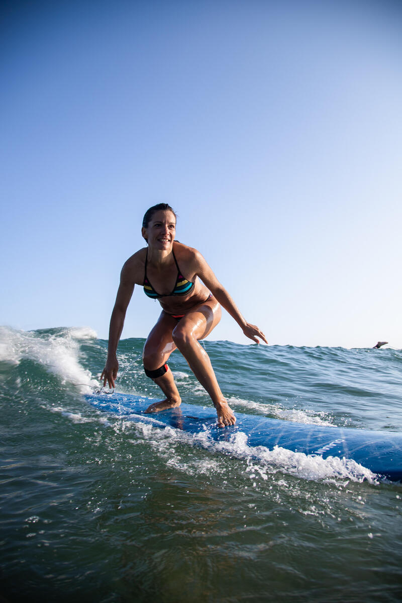 Bikinitop voor surfen Mae Paradise triangel met schuifcups en uitneembare pads