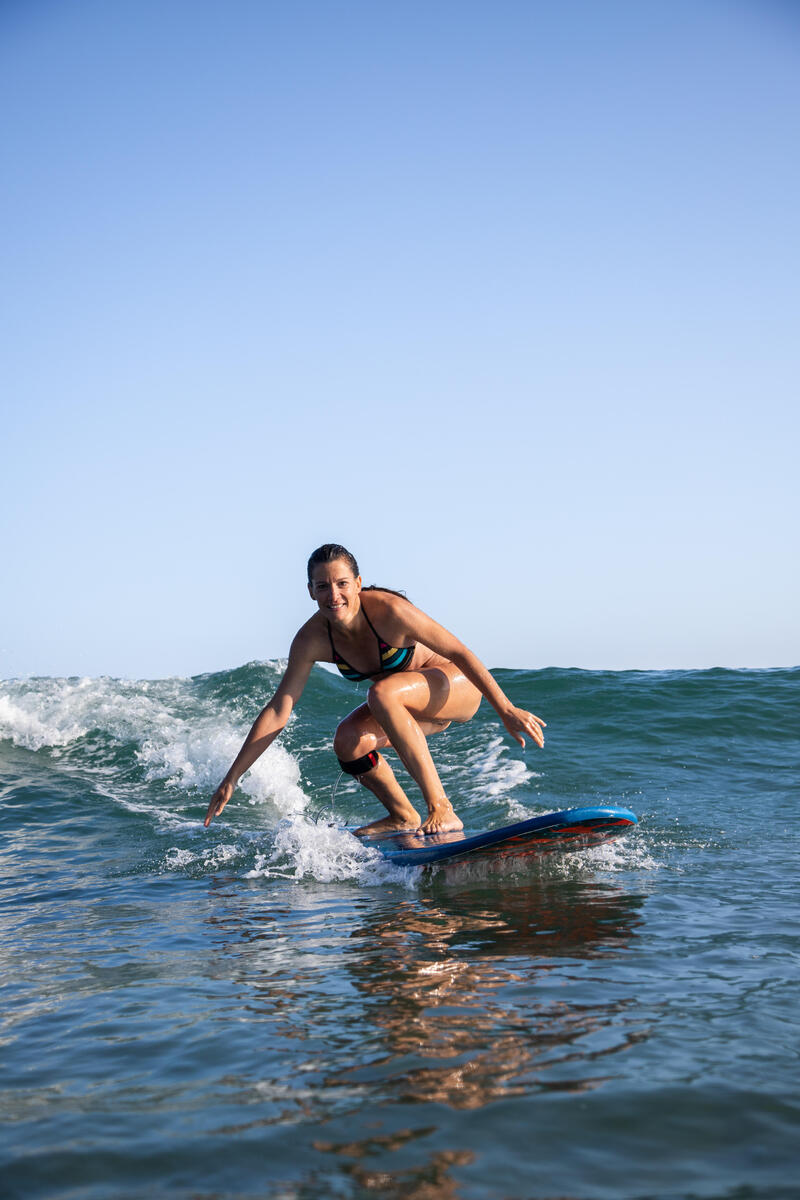 Bikinitop voor surfen Mae Paradise triangel met schuifcups en uitneembare pads