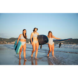 BAS DE MAILLOT DE BAIN DE SURF FEMME TAILLE HAUTE GAINANTE NORA PROFUMO -  Decathlon