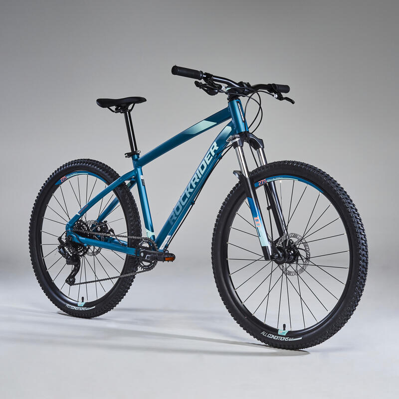 Bicicleta de montaña mujer 27,5" Rockrider ST 530 MDB azul turquesa