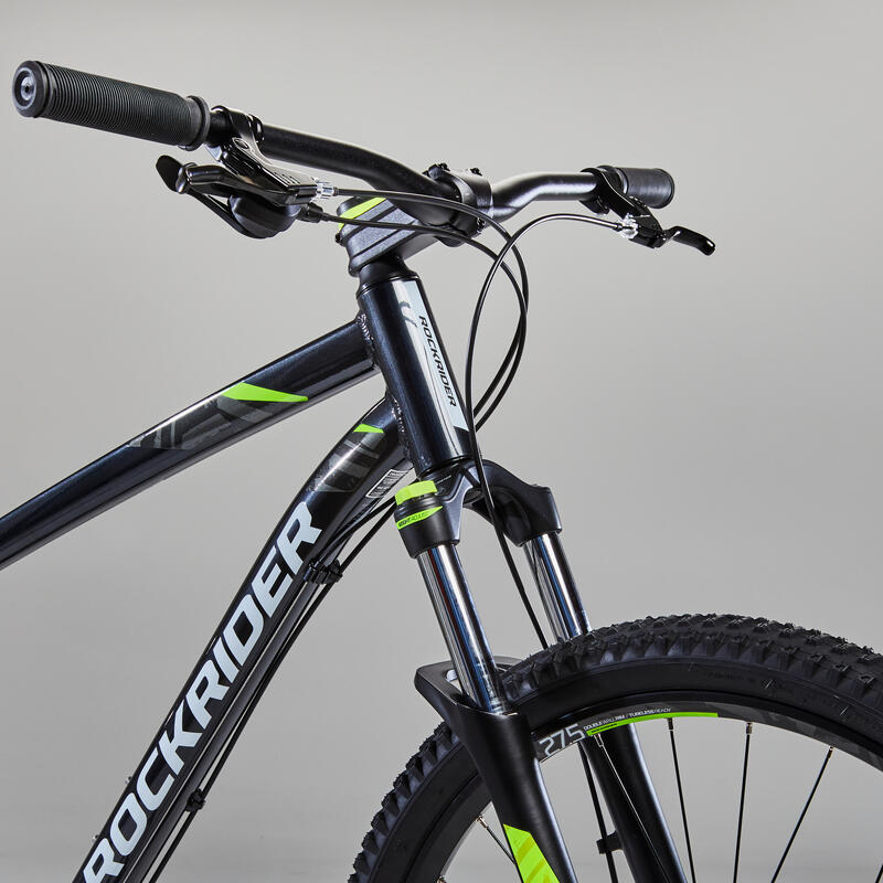 Bicicletă MTB ST530 27,5" Negru-Galben 