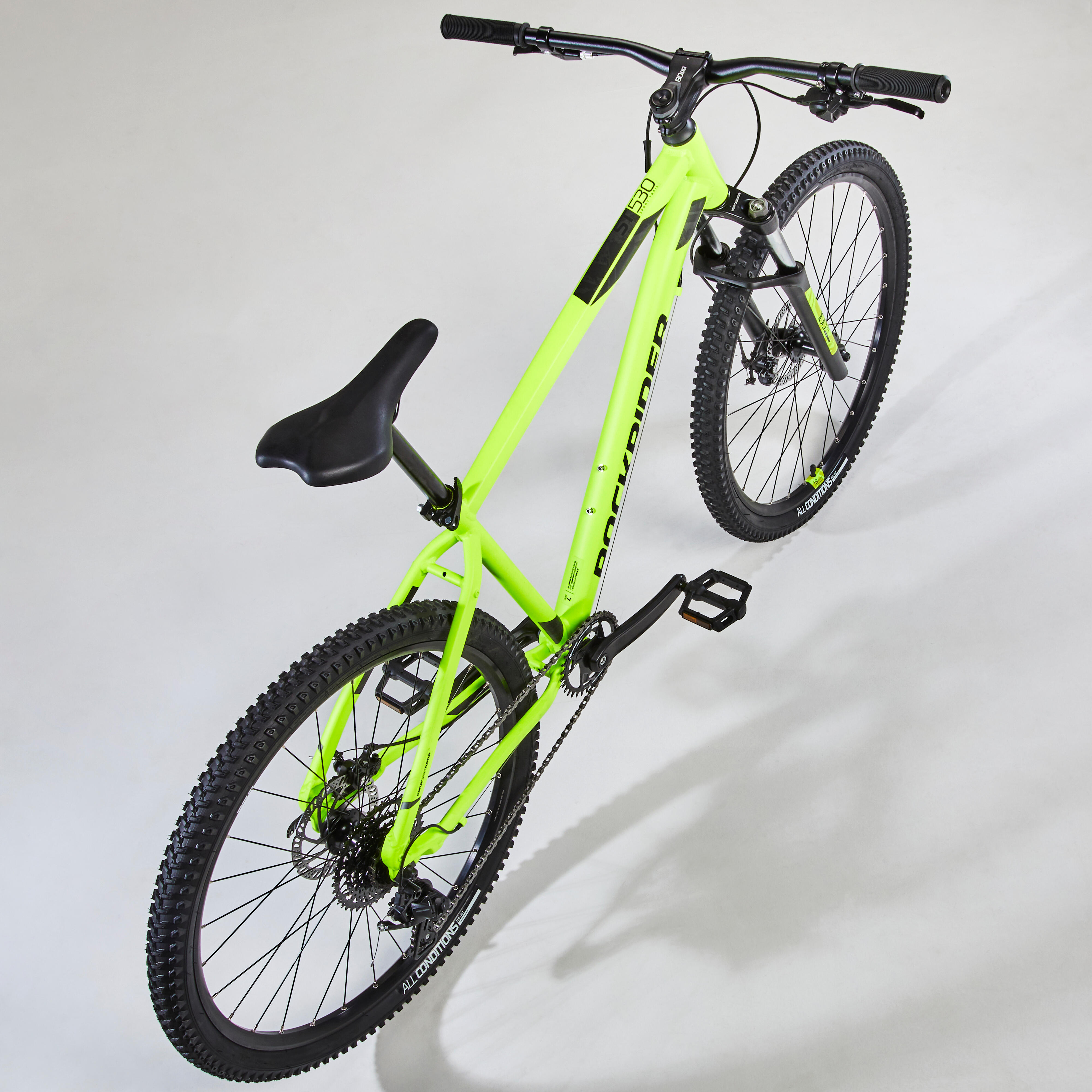 27.5 Inch Mountain Bike rockrider ST 530 MDB - Yellow - Decathlon