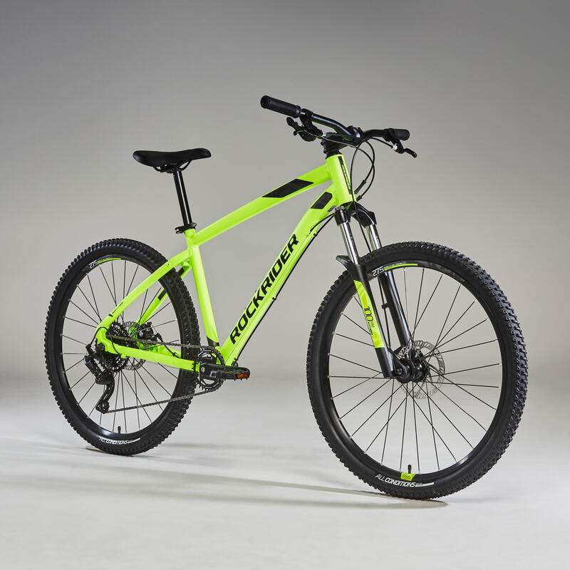 Bicicleta de montaña aluminio 27,5" Rockrider St 530 MDB amarillo