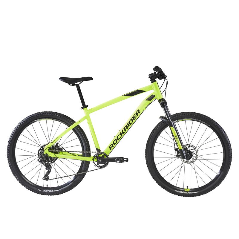 Bicicleta de montaña aluminio 27,5" Rockrider St 530 MDB amarillo