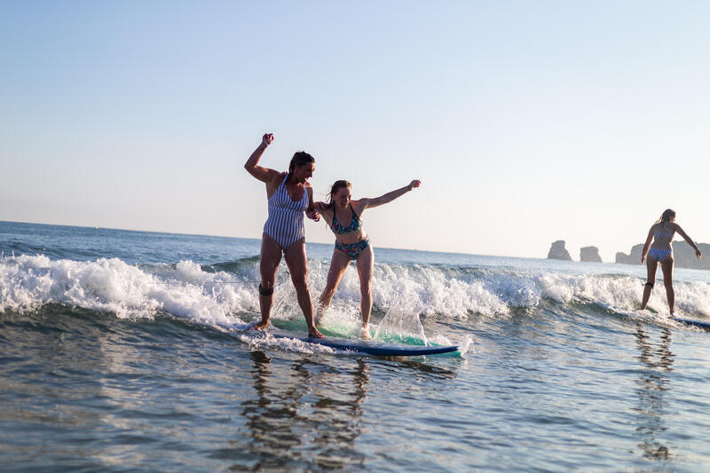 Kostium kąpielowy jednoczęściowy surfingowy damski Olaian Agatha Marin