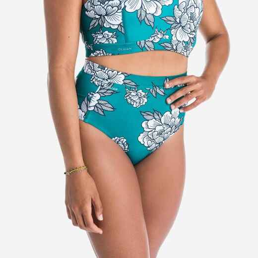 
      Culotte taille haute femme ROSA PEONY idéale pour le surf
  