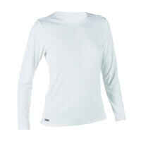 Camiseta protección solar manga larga sostenible Mujer blanco