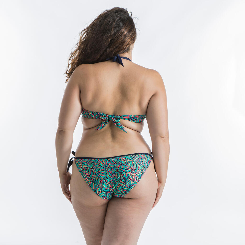 Haut de maillot de bain femme push up avec coques fixes elena rouge