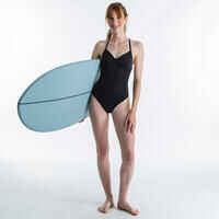 Badeanzug Surfen Damen Caro schwarz