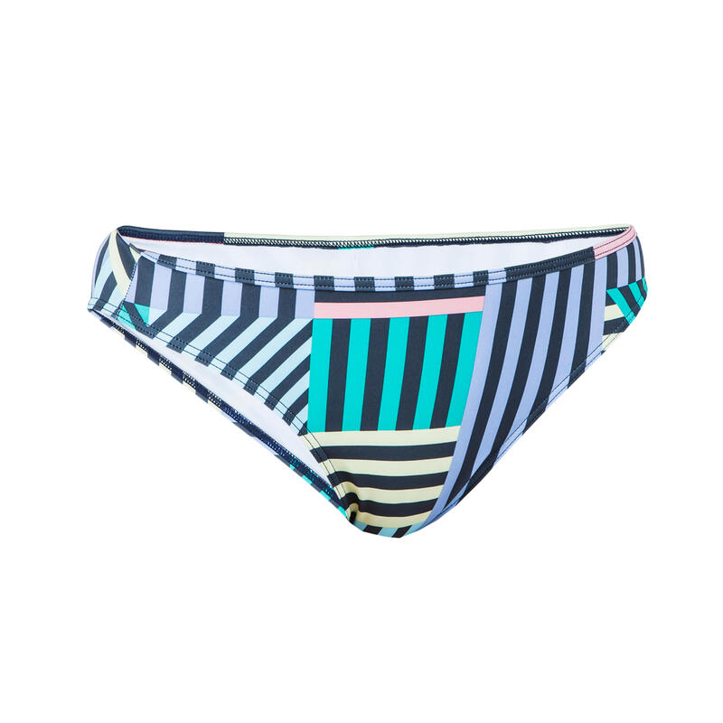 Bikini-Hose Damen Nina Graphiti lila/grün