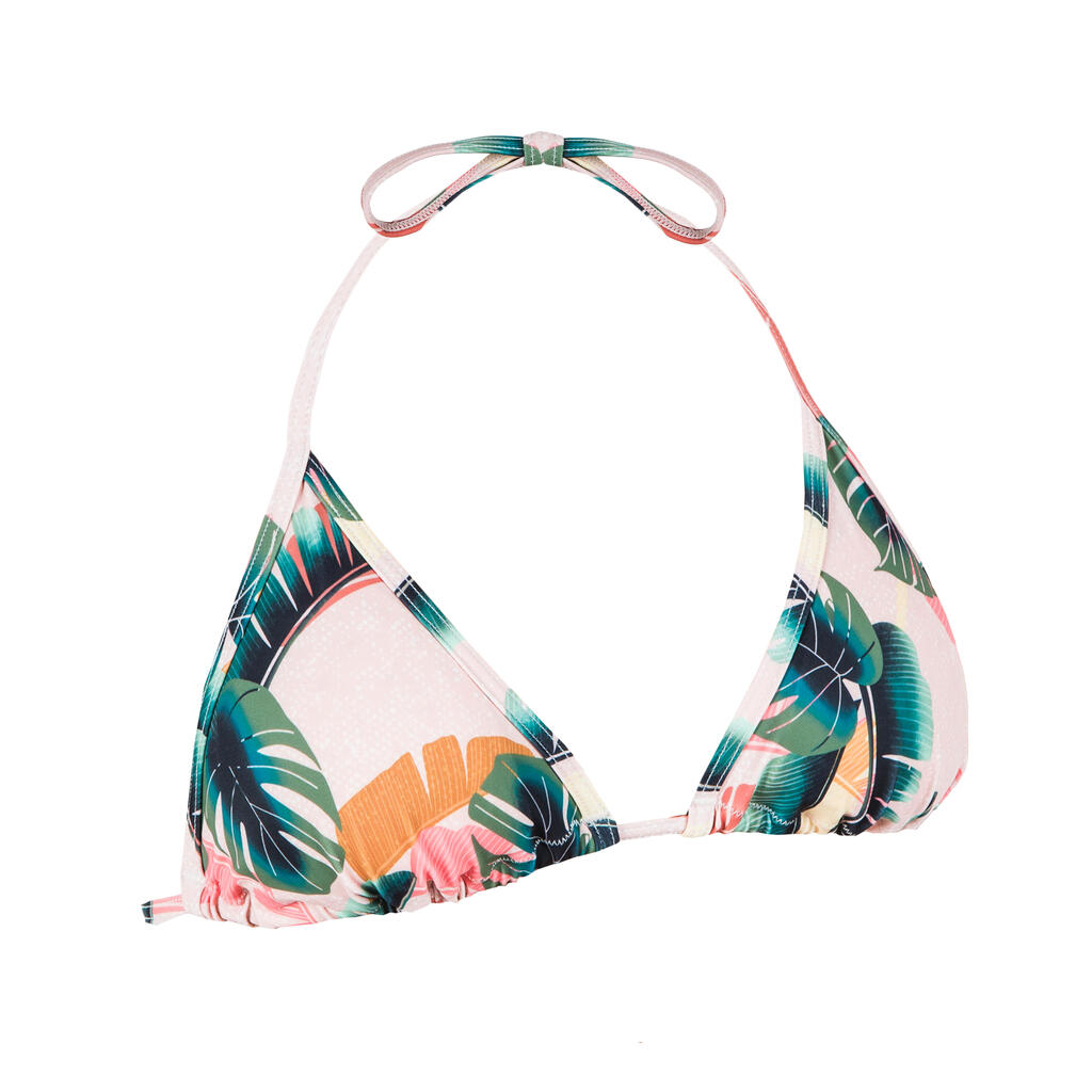 Haut de maillot triangle surf femme - Mae borabora bleu