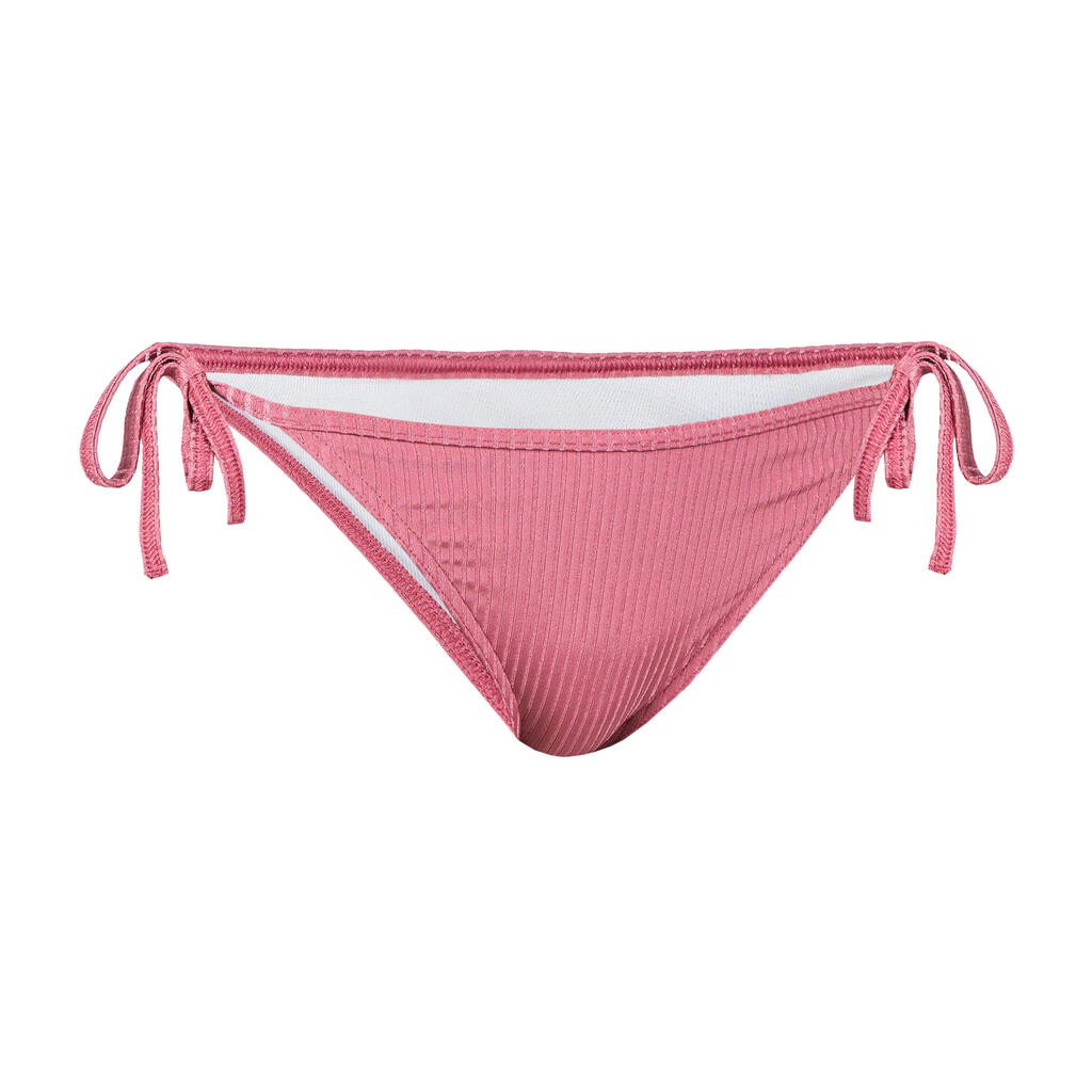 BAS DE MAILLOT DE BAIN CULOTTE NOUÉE FEMME SURF SOFY ROSE