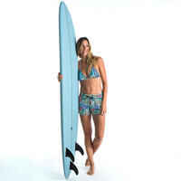 Women Surfing Boardshorts with Elasticated Waistband & Drawstring TINI GRAPHITI