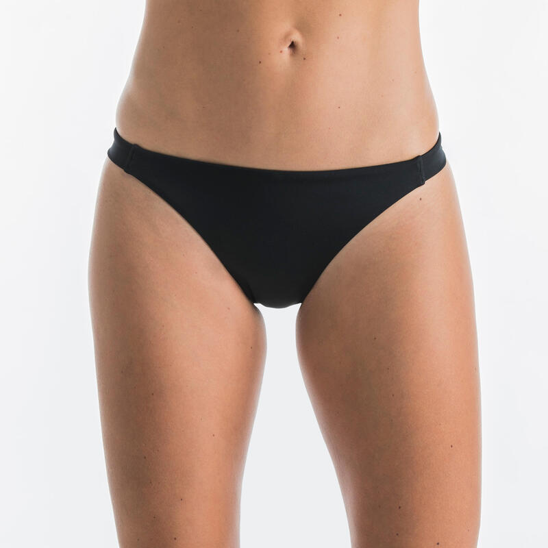 Bikini-Hose Aly schmale elastische Seitenteile schwarz