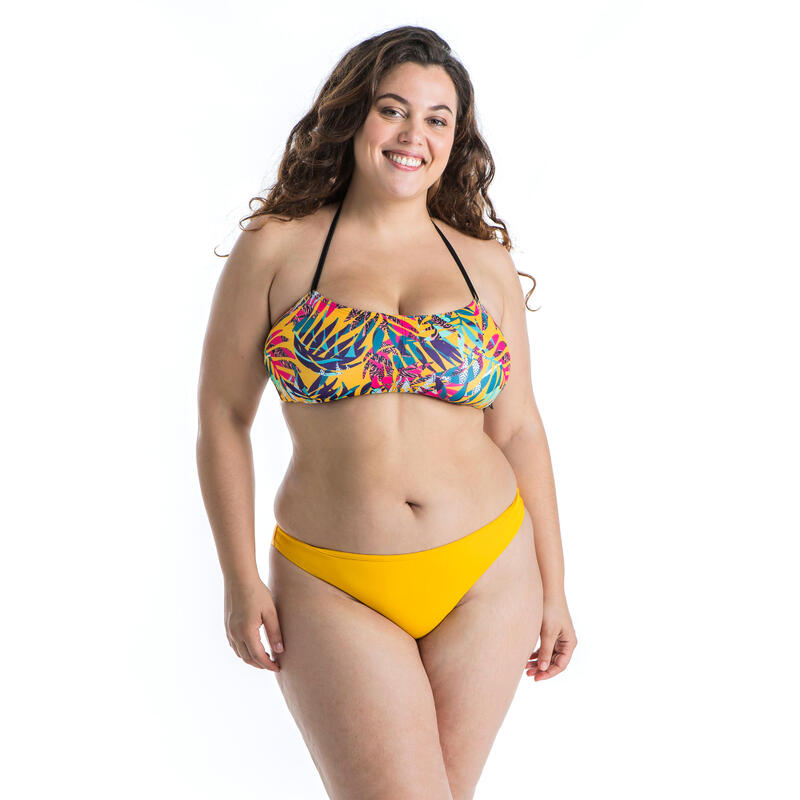 Culotte tanga Lulu jaune très échancrée