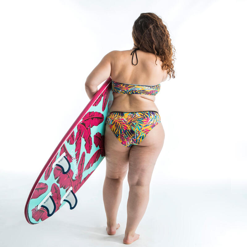 Bikinibroekje voor surfen Nina Canggu klassiek model geel