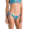 SABI GRAPHITI women's notched and knotted bikini bottoms