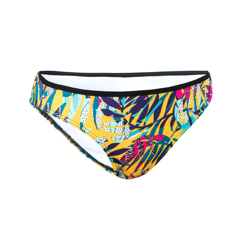 Bas de maillot de bain de surf forme culotte classique NINA CANGGU JAUNE