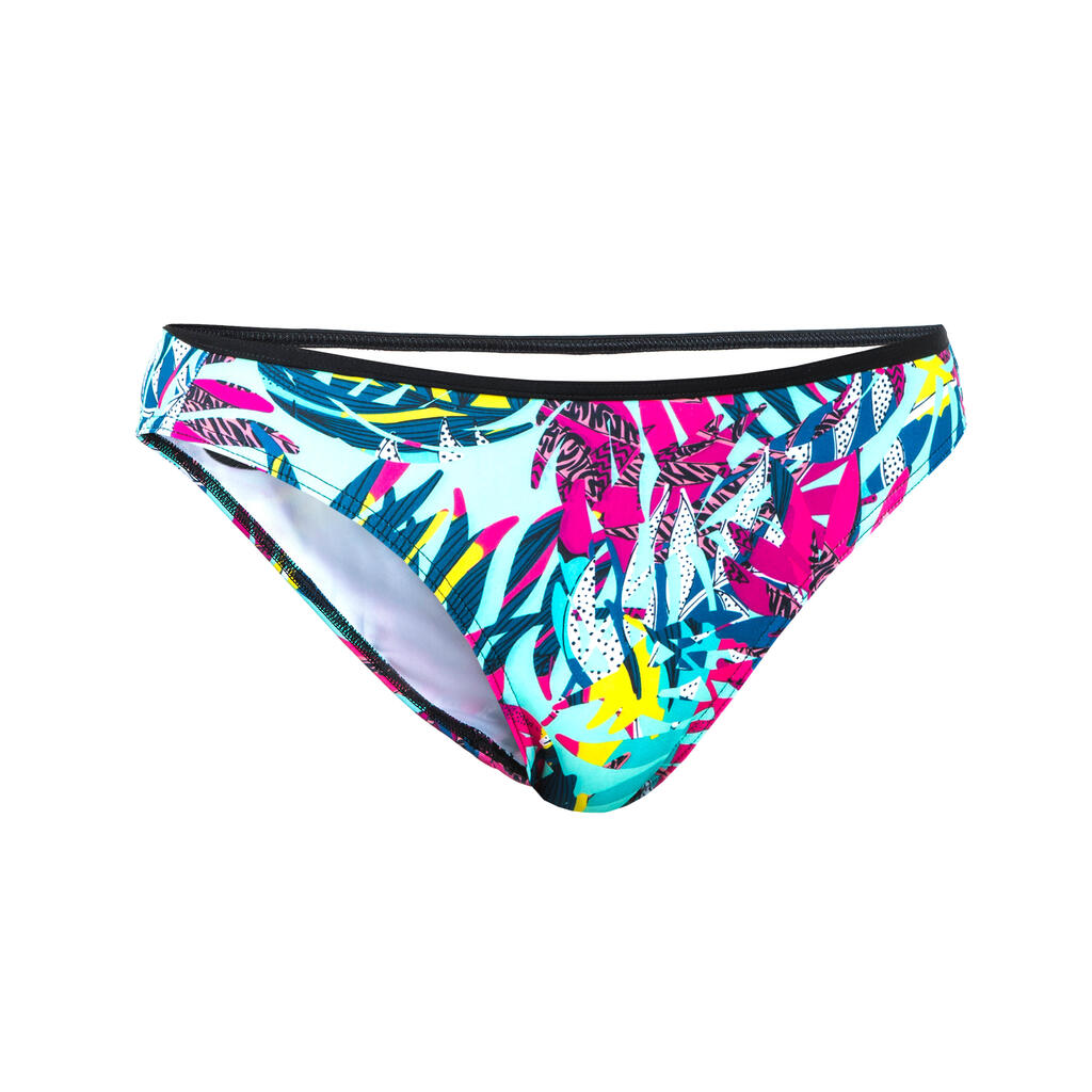 Bikini-Hose Damen Nina Canggu gelb/bunt