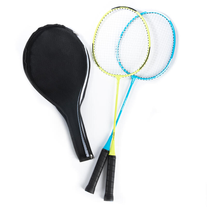 Set 2 Raquetas de Bádminton Perfly BR 100 ADULTO