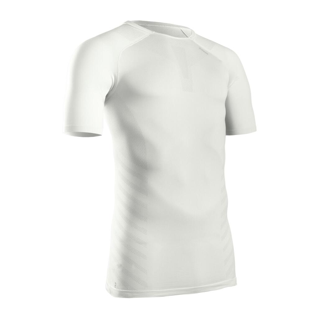 MEN'S RUNNING BREATHABLE T-SHIRT KIPRUN SKINCARE - WHITE