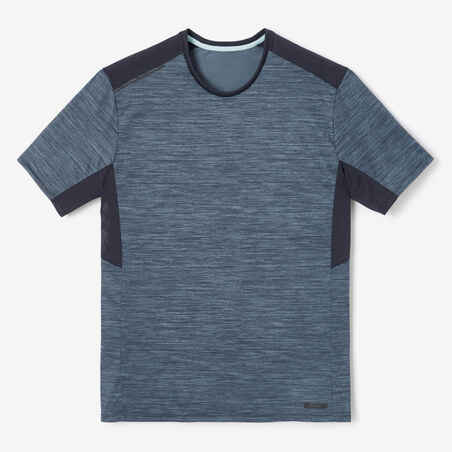 Camiseta  Running Hombre	Kalenji dry + transpirable azul