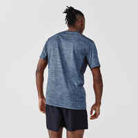 Camiseta Running Dry+ Hombre Azul Transpirable