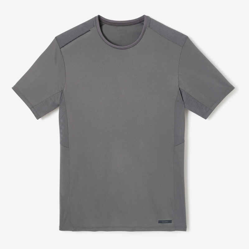 T-shirt running respirant homme - Dry+ gris granit