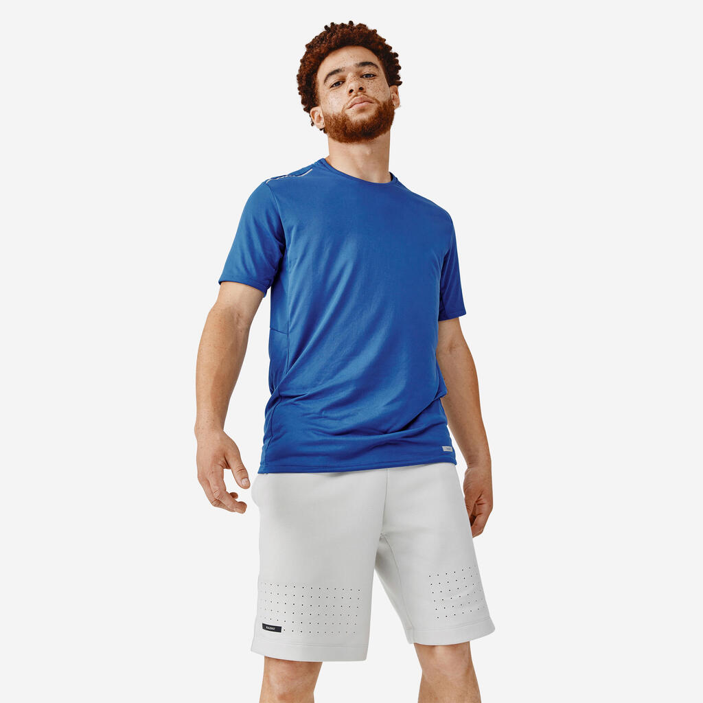 T-shirt running respirant homme - dry+ bleu foncé