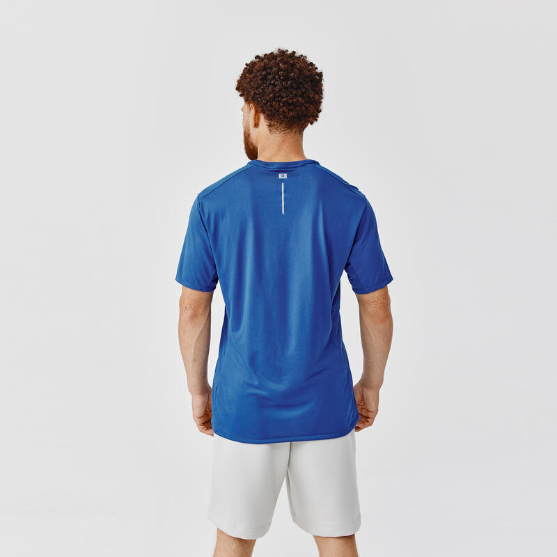 Ademend hardloop T-shirt voor heren Dry+ donkerblauw