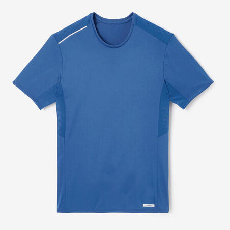 T-shirt running respirant homme - Dry+ bleu foncé