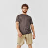 Men Running Breathable Slim fit T-Shirt Dry+ - Dark Khaki